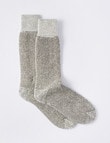 Outdoor Collection NZ Sock Co Merino Wool Blend Superfleece Sock, 2-Pack, Donkey product photo