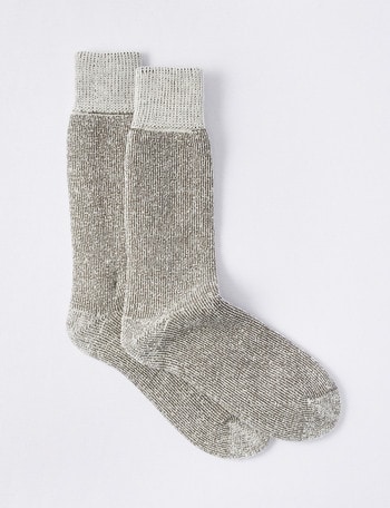 Outdoor Collection Merino Wool Blend Superfleece Sock, 2-Pack, Donkey product photo
