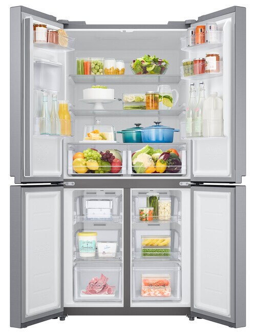 Samsung 488L French Door Fridge Freezer, Matte Silver, SRF5700SD