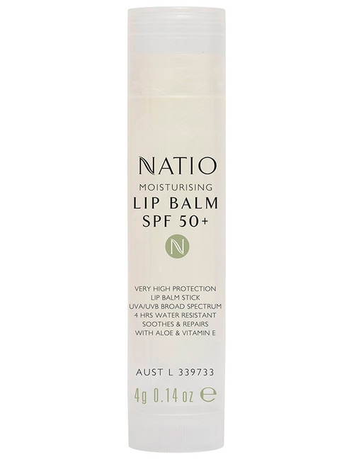 Natio Moisturising Lip Balm, SPF50+, 4g product photo