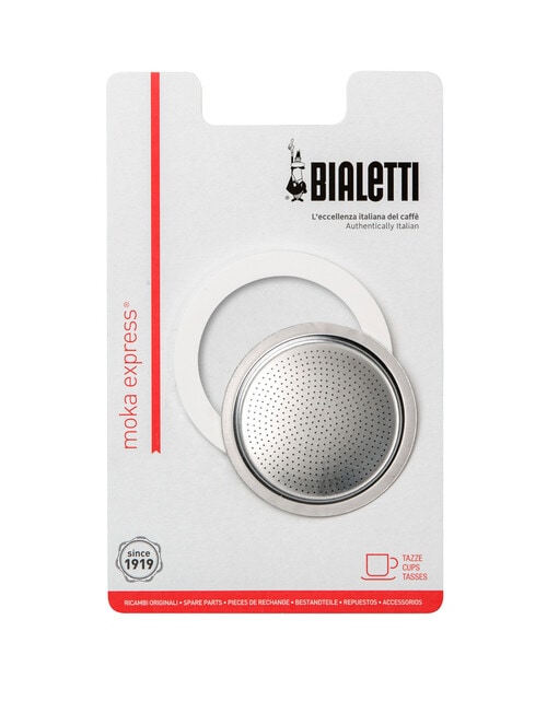 Bialetti Moka Ring & Filter Pack, 12 Cup product photo
