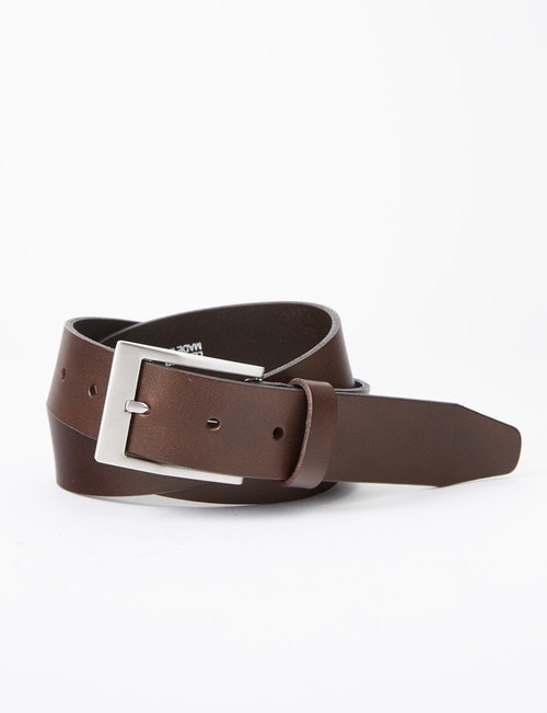 Chisel King Size Leather Belt, Brown - Belts