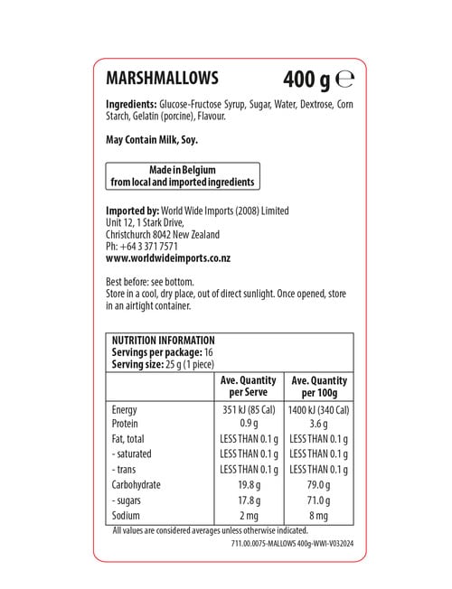 Hamlet XXL Mallows, 400g product photo View 02 L