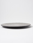 Salt&Pepper OSAKA Round Platter, 35cm, Black & White product photo