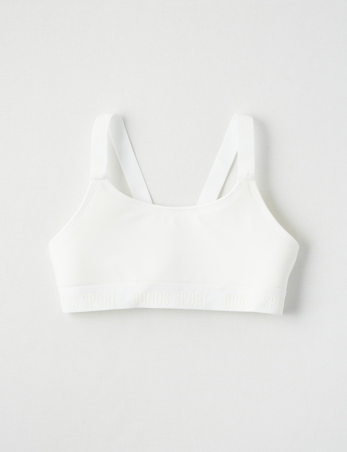 Bonds Performance Micro Crop, White, 8-16 - Underwear