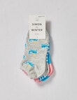 Simon De Winter Whale Trainer Sock, 3-Pack product photo View 02 S