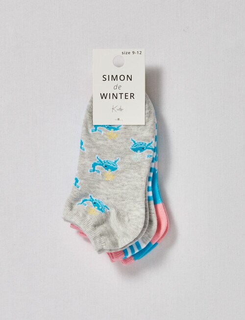 Simon De Winter Whale Trainer Sock, 3-Pack product photo View 02 L