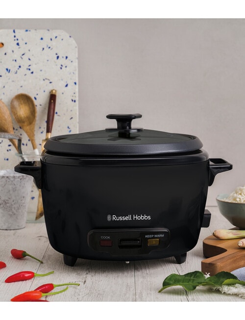 Russell Hobbs Turbo Rice Cooker, Black, RHRC20BLK product photo View 02 L