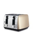 Kambrook Deluxe 4-Slice Toaster, Champagne, KTA480CMP product photo