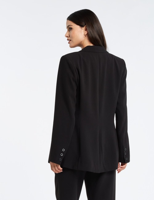 Oliver Black Longline Blazer, Black product photo View 02 L