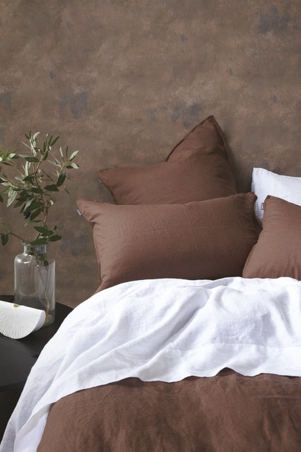 Domani Toscana Standard Pillowcase Pair, Cinnamon Bark product photo View 02 L