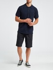 Savane Dylan Cargo Pocket Short, Navy product photo View 03 S