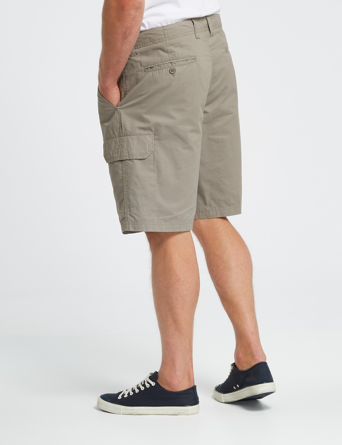 Savane Dylan Cargo Pocket Short, Light Brown - Shorts
