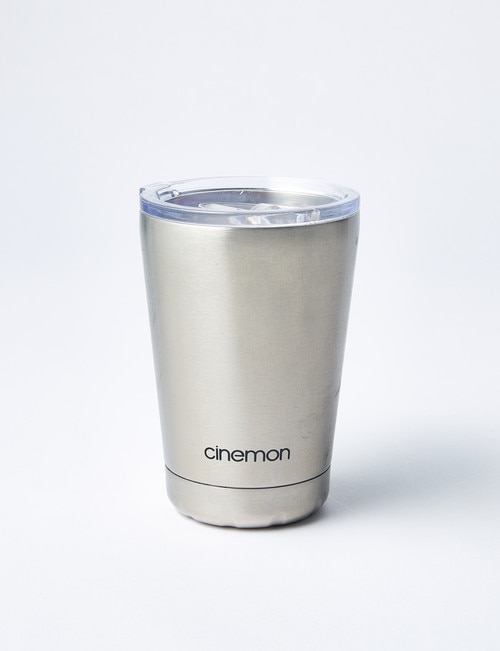 Cinemon Hydrate Stainless Steel Travel Mug, 310ml, Silver product photo