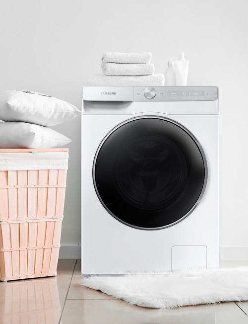 Samsung 12kg Smart Front Load Washing Machine, White, WW12TP04DSH product photo View 02 L