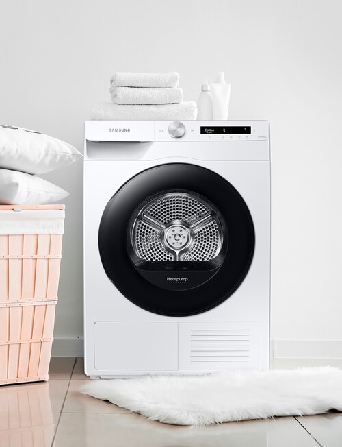 Samsung 8kg Smart Heat Pump Dryer, White, DV80T5420AW Dryers