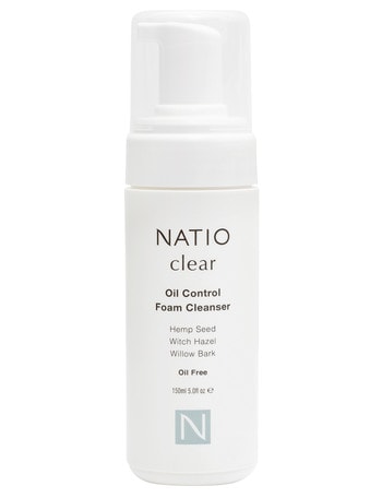 Natio Clear Oil Control Foam Cleanser, 150ml product photo