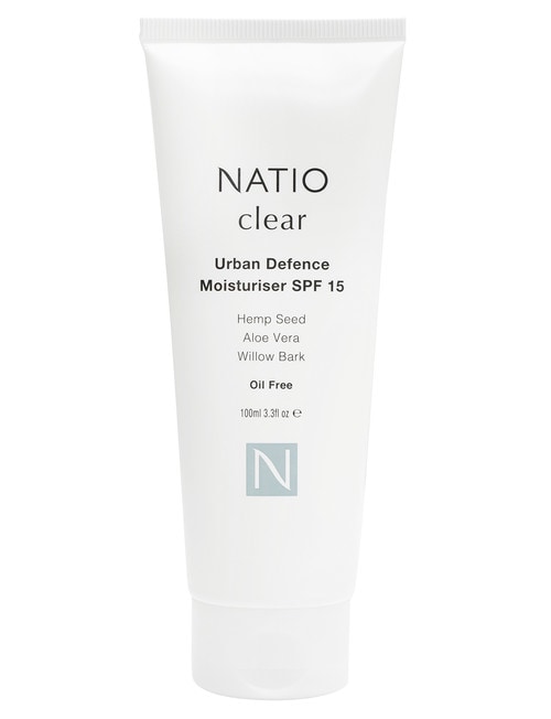 Natio Clear Urban Defence Moisturiser SPF15, 100ml product photo