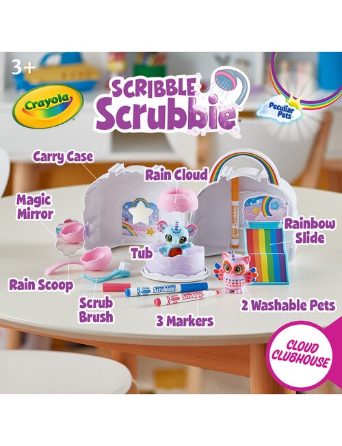 Crayola Scribble Scrubbies, Cloud Clubhouse product photo View 02 L