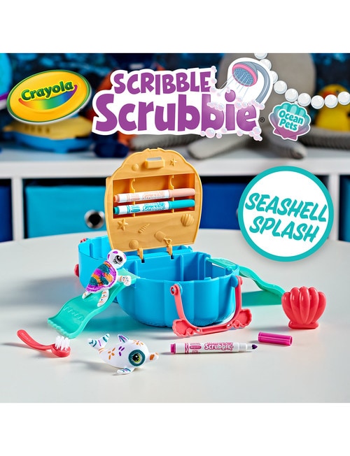Crayola Scribble Scrubbies, Seashell Splash product photo View 03 L