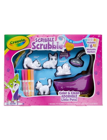 Crayola Scribble Scrubbie Pets Bathtub Play Set product photo