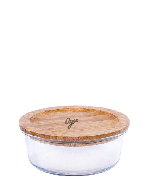 Agee Glass Container with Bamboo Lid, 950ml product photo