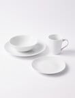 Amy Piper 16-Piece Coupe Dinnerset, White product photo