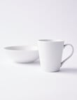 Amy Piper Amy Piper 16-Piece Coupe Dinnerset, White product photo View 02 S