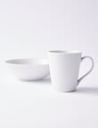 Amy Piper 16-Piece Coupe Dinnerset, White product photo View 02 S
