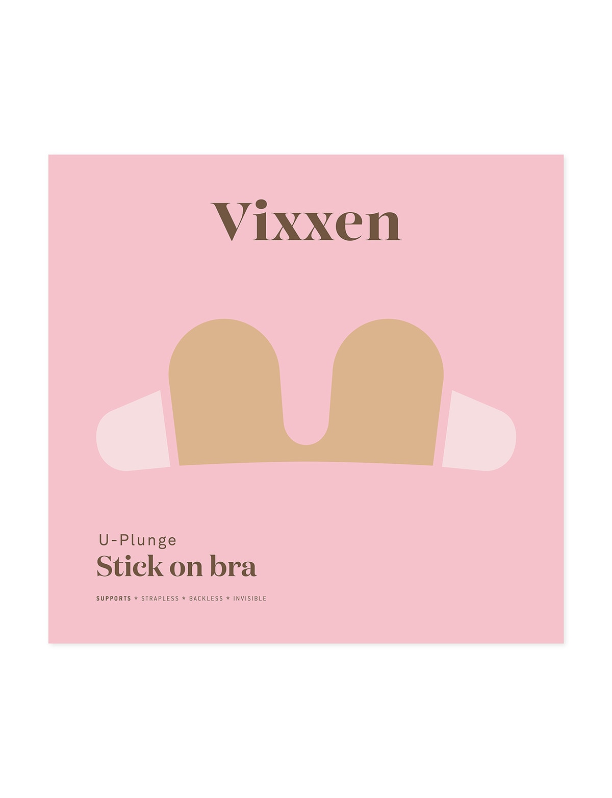 Vixxen U-Plunge Stick on Bra, A-D - Accessories