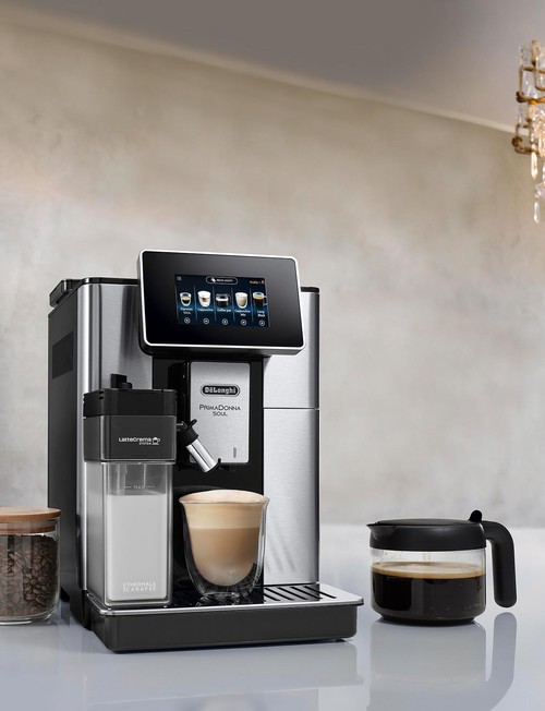DeLonghi Primadonna Soul Auto Coffee Machine, Silver, ECAM61075MB product photo View 09 L