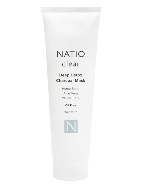 Natio Clear Deep Detox Charcoal Mask, 100g product photo