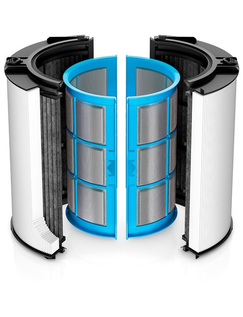 Dyson HP09 Purifier Hot+Cool Formaldehyde Purifying Fan Heater, White/Gold, 379706-01 product photo View 05 L