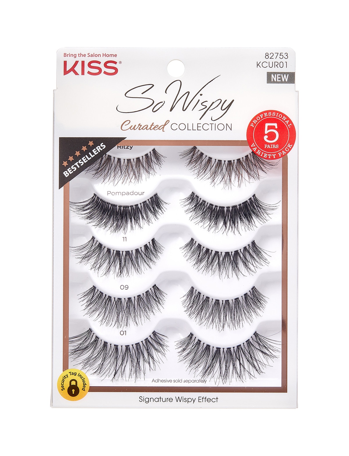 Kiss Nails Multi Lashes Curated, So Wispy
