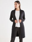 Oliver Black Longline Cardigan, Black product photo