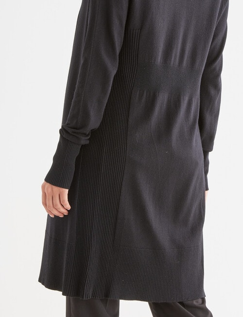 Oliver Black Longline Cardigan, Black product photo View 04 L