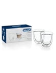 DeLonghi Cappuccino 2 Pack Glasses, DBWALLCAPP product photo