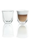 DeLonghi Cappuccino 2 Pack Glasses, DBWALLCAPP product photo View 02 S