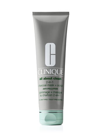 Clinique All About Clean Charcoal Mask + Scrub, 100ml product photo