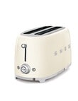 Smeg 4-Slice Toaster, Cream, TSF02CRAU product photo View 02 S