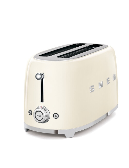 Smeg 4-Slice Toaster, Cream, TSF02CRAU product photo View 02 L