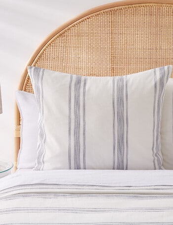 Kate Reed Hampton Stripe European Pillowcase, Blue product photo