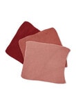 Capital Kitchen Knitted Dish Cloth, Pink, Set of 3 product photo View 03 S