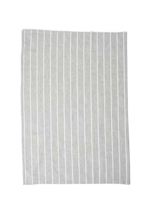Capital Kitchen Sinclair Tea Towel, Green Stripe, Set of 3 product photo View 02 L