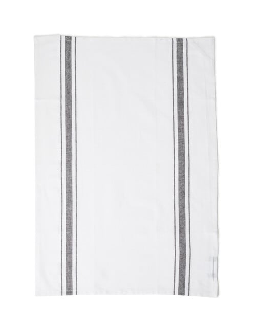 Capital Kitchen Sinclair Tea Towel Grey Stripe, Set of 3 product photo View 02 L