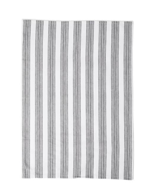 Capital Kitchen Sinclair Tea Towel Grey Stripe, Set of 3 product photo View 03 L