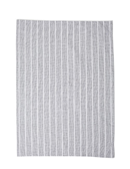 Capital Kitchen Sinclair Tea Towel Grey Stripe, Set of 3 product photo View 04 L
