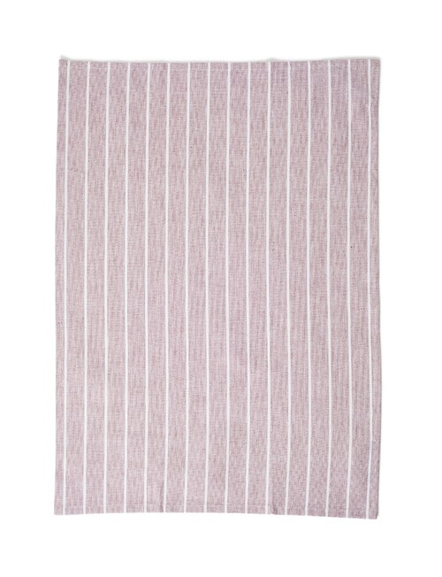 Capital Kitchen Sinclair Tea Towel Light, Pink Stripe, Set of 3 product photo View 02 L