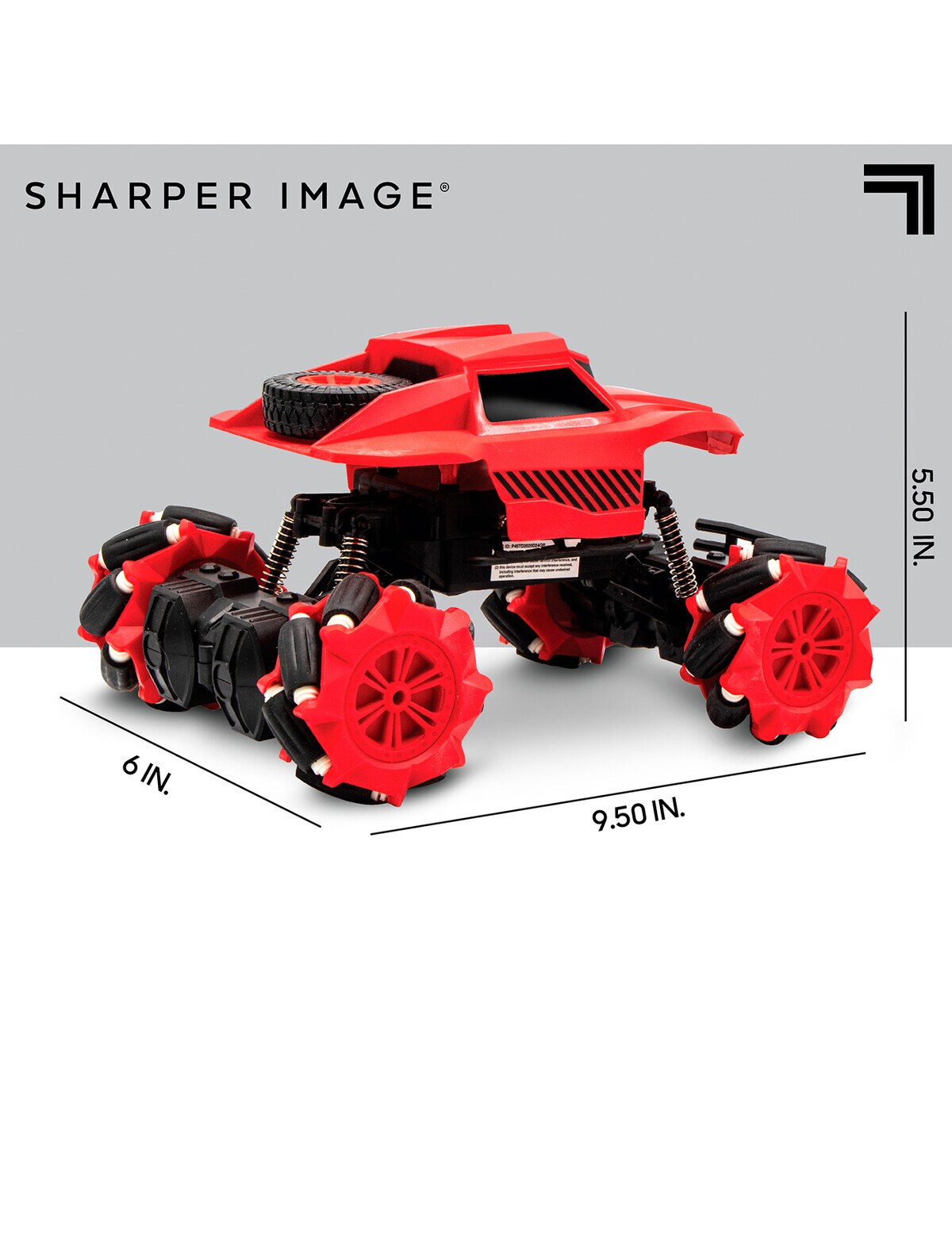 Sharper Image Side Drifter Monster Truck Remote Control Cars, Trucks