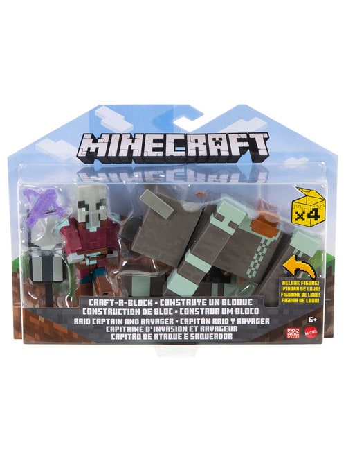 Minecraft Craft-a-Block 2-Pack Figures, Assorted product photo View 02 L